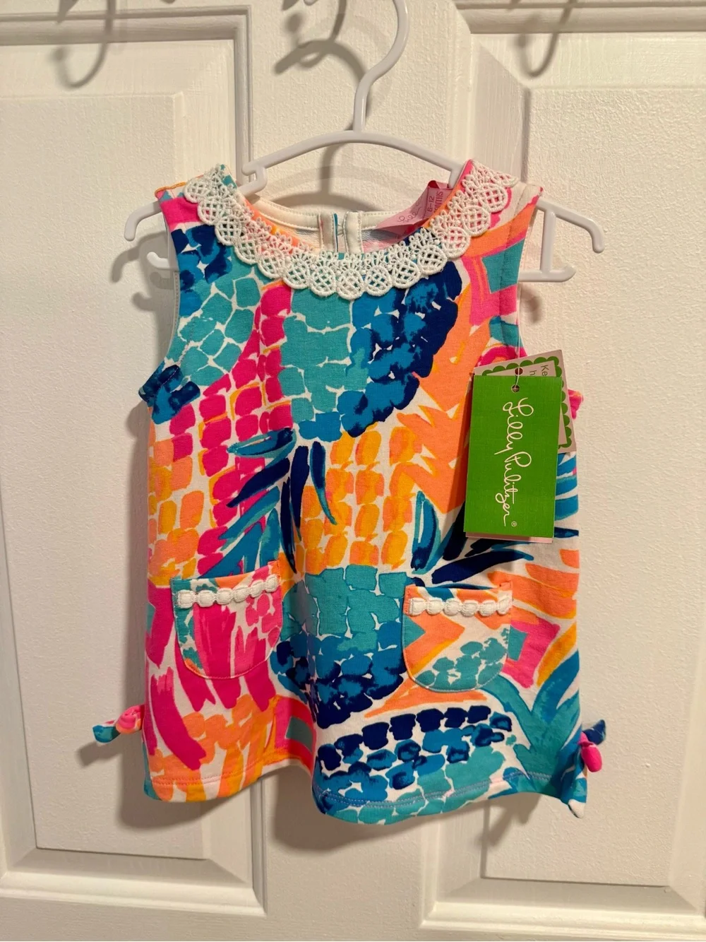 Lilly Pulitzer NWT Baby Girl Shift Dress Goombay Smashed in Size 6-12 months
